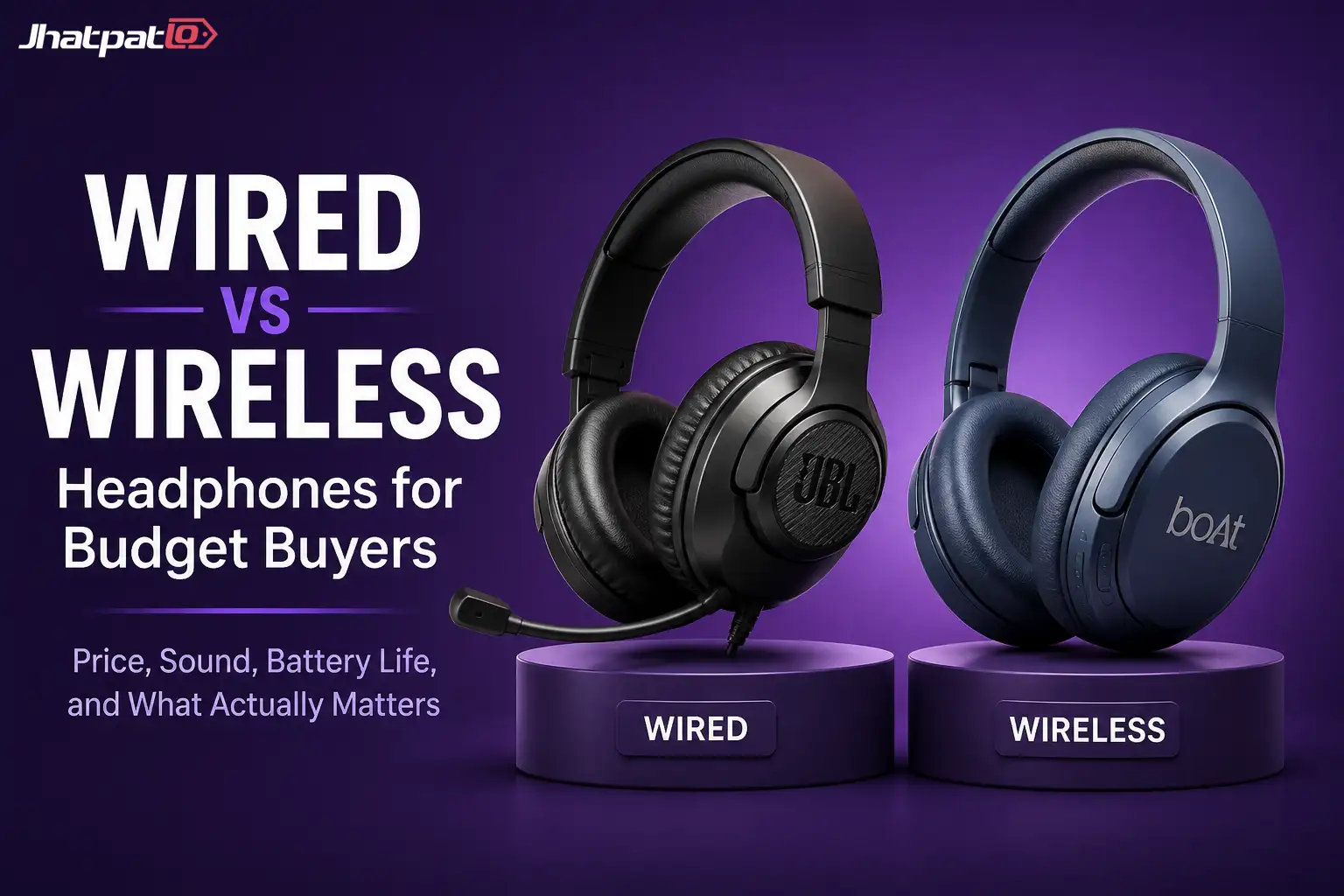 Wired vs Wireless Headphones: Price, Sound & Battery Compared