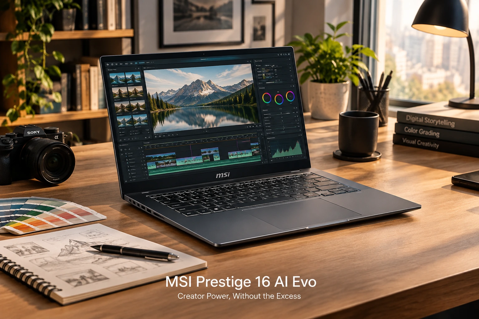 MSI Prestige 16 AI Evo laptop