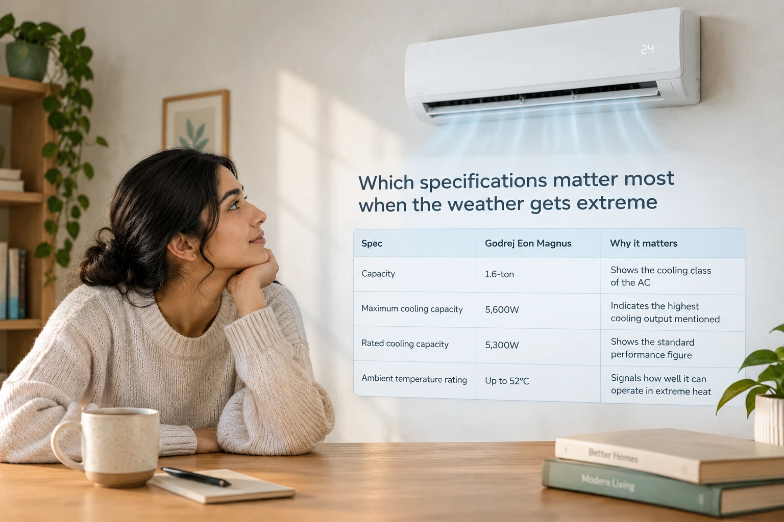 Godrej Eon Magnus AC specifications