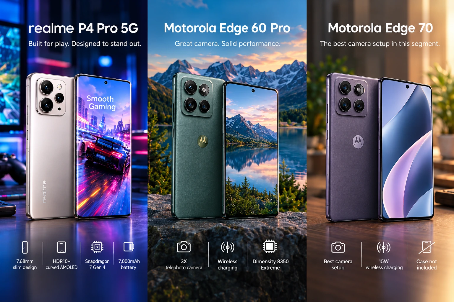 Realme P4 Pro 5G gaming performance and camera design