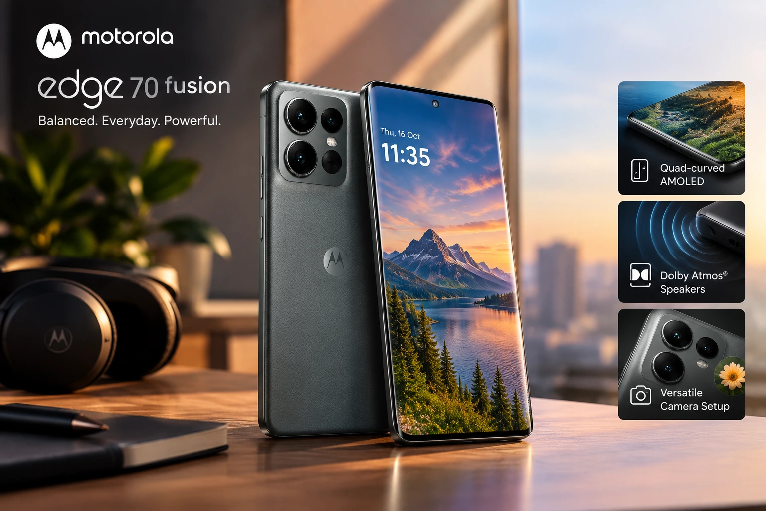 Motorola Edge 70 Fusion smartphone