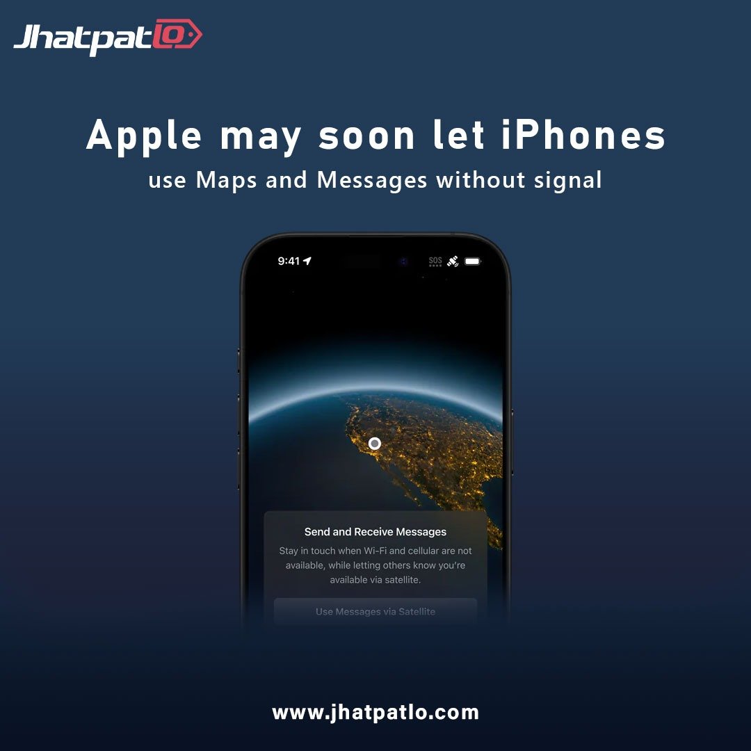  Apple may soon let iPhones use Maps and Messages without signal
