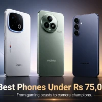 Best Phones to Buy Under Rs 75,000 in India (June 2026)