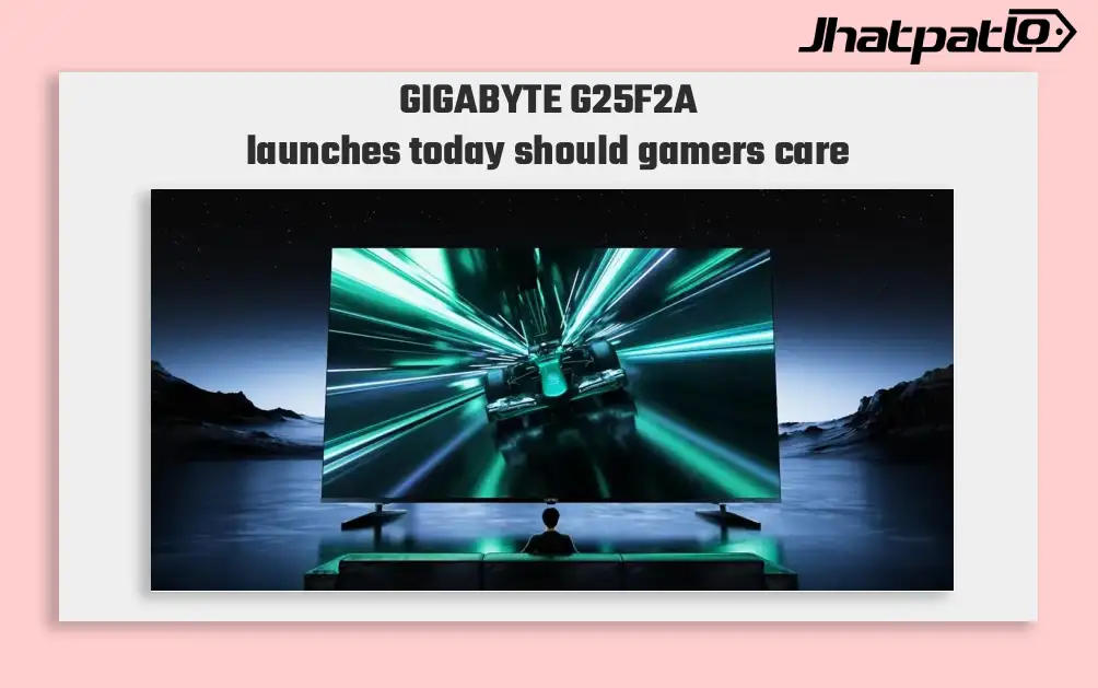 GIGABYTE Launches G25F2A as First Made in India 240Hz Gaming Monitor