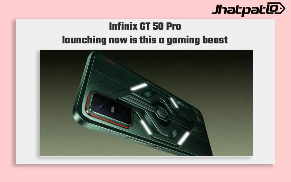 Infinix GT 50 Pro Launches Globally on April 24 with Gaming Triggers