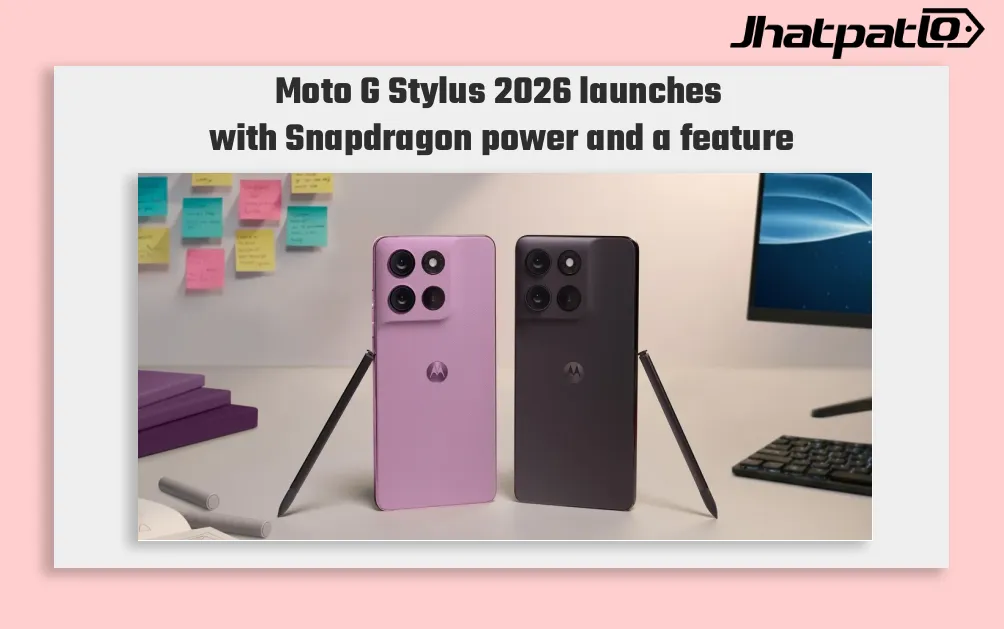Moto G Stylus 2026 Launches With Built-In Active Stylus and Snapdragon 6 Gen 3
