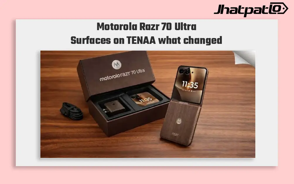 Motorola Razr 70 Ultra Surfaces on TENAA With 6.9 Inch Display and Snapdragon 8 Elite