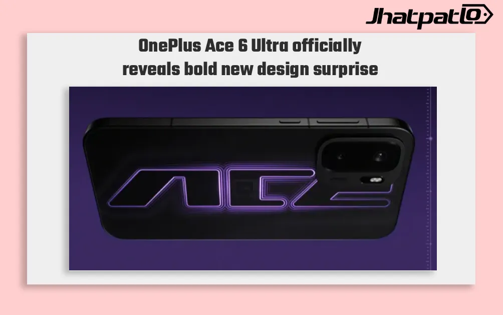 OnePlus Ace 6 Ultra Reveals Purple Design and 165Hz Display
