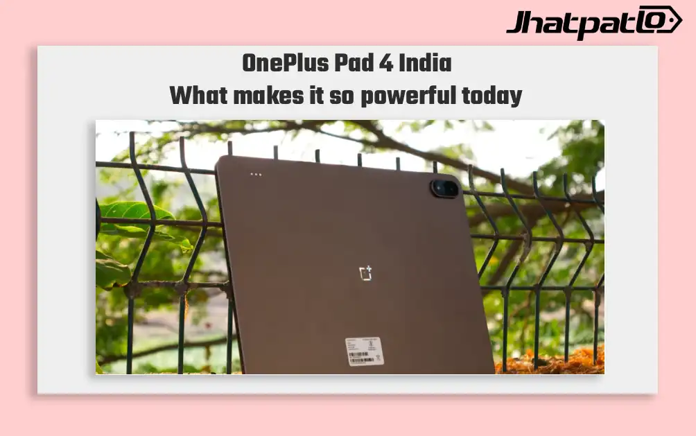 OnePlus Pad 4 launches in India with Snapdragon 8 Elite Gen 5 and 13,380mAh battery
