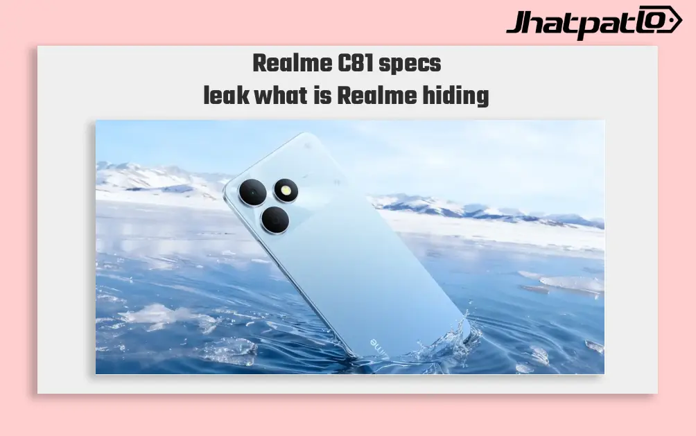 Realme C81 Leak Points to India Launch With 4GB RAM and 6,300mAh Battery