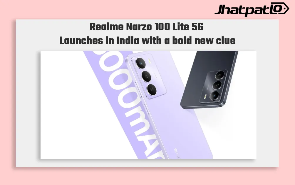  Realme Narzo 100 Lite 5G launches in India on April 14 with features that hint at a surprise