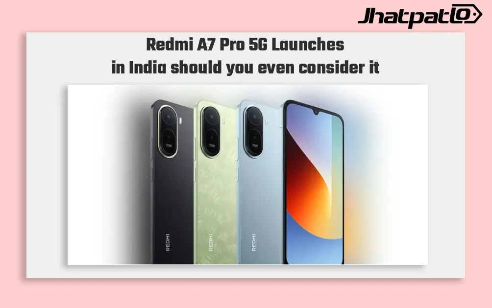 Redmi A7 Pro 5G Launches in India With 32MP Camera and Unisoc T8300