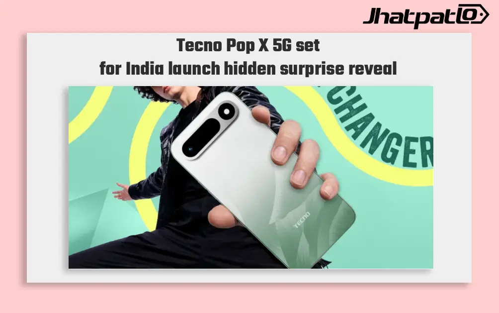 Tecno Pop X 5G Launches in India on April 20 with 6500mAh Battery