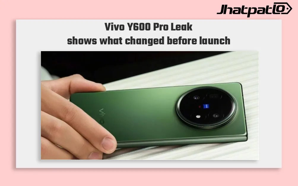 Vivo Y600 Pro Leaks Show 10200mAh Battery Ahead of April 30 Launch