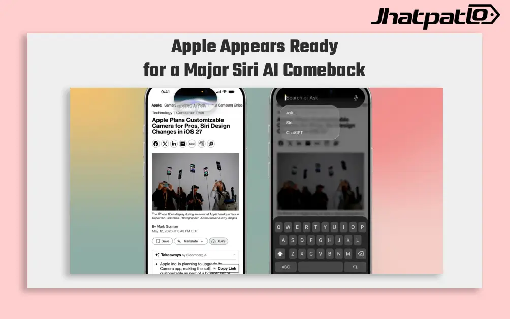 iOS 27 Leak Shows Apple Rebuilding Siri Around AI Search