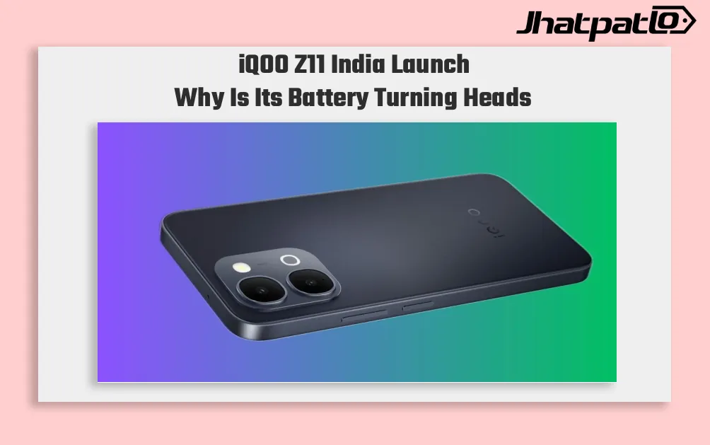 iQOO Z11 India Launch Tipped With 9020mAh Battery and Rs 30000 Price