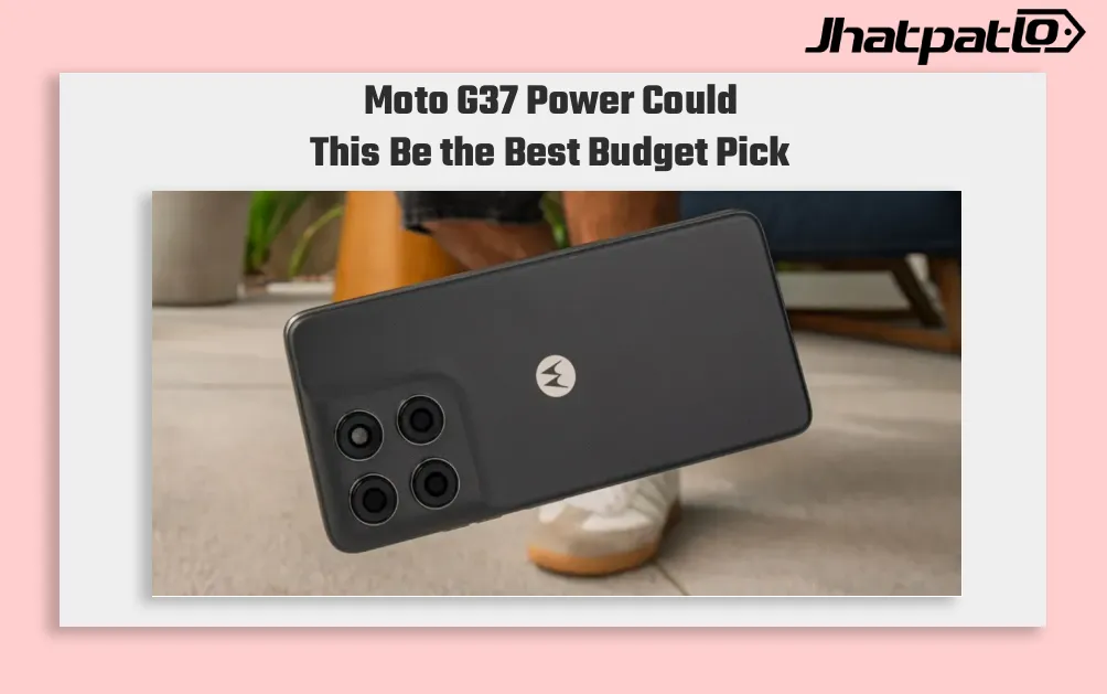 Moto G37 Power Launches in India With 7000mAh Battery and Dimensity 6400