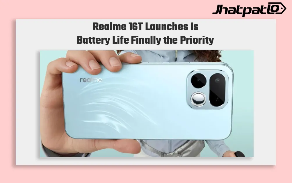 Realme 16T Launches in India With 8000mAh Battery and Rs 29999 Price