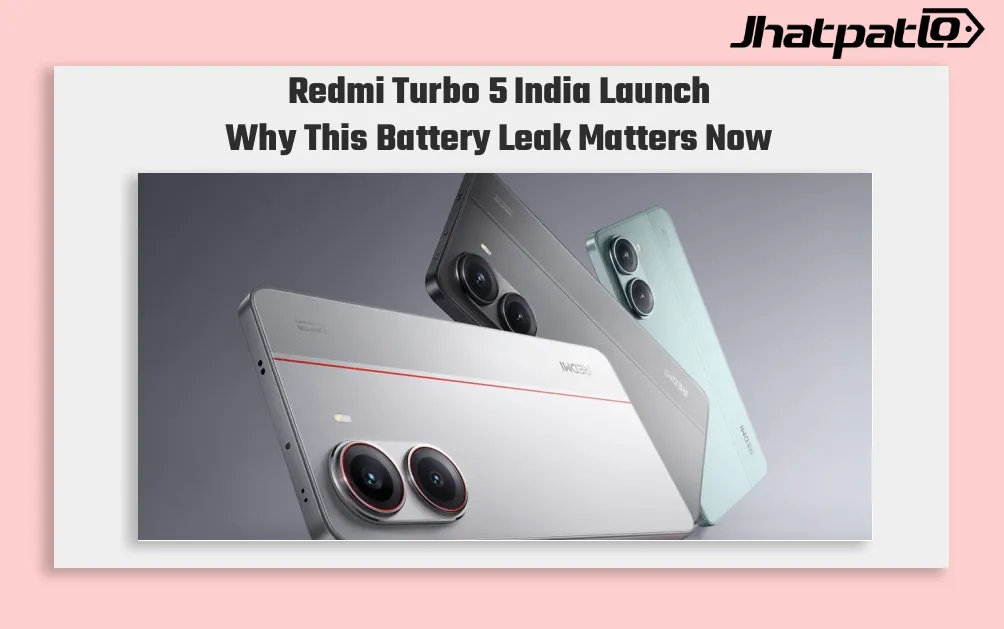 Redmi Turbo 5 India Launch Tipped for June With 7650mAh Battery