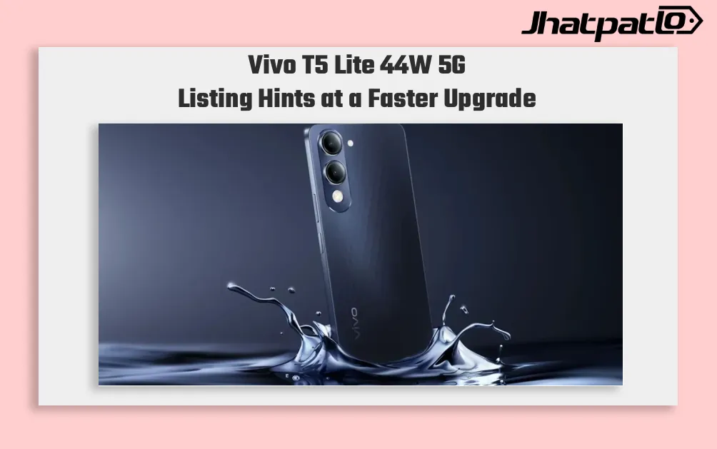 Vivo T5 Lite 44W 5G Appears on Google Play Ahead of India Launch