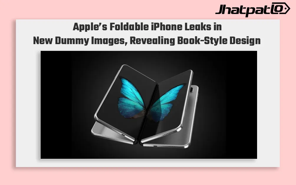 Apple Foldable iPhone Dummy Leak Reveals Wide Book-Style Design