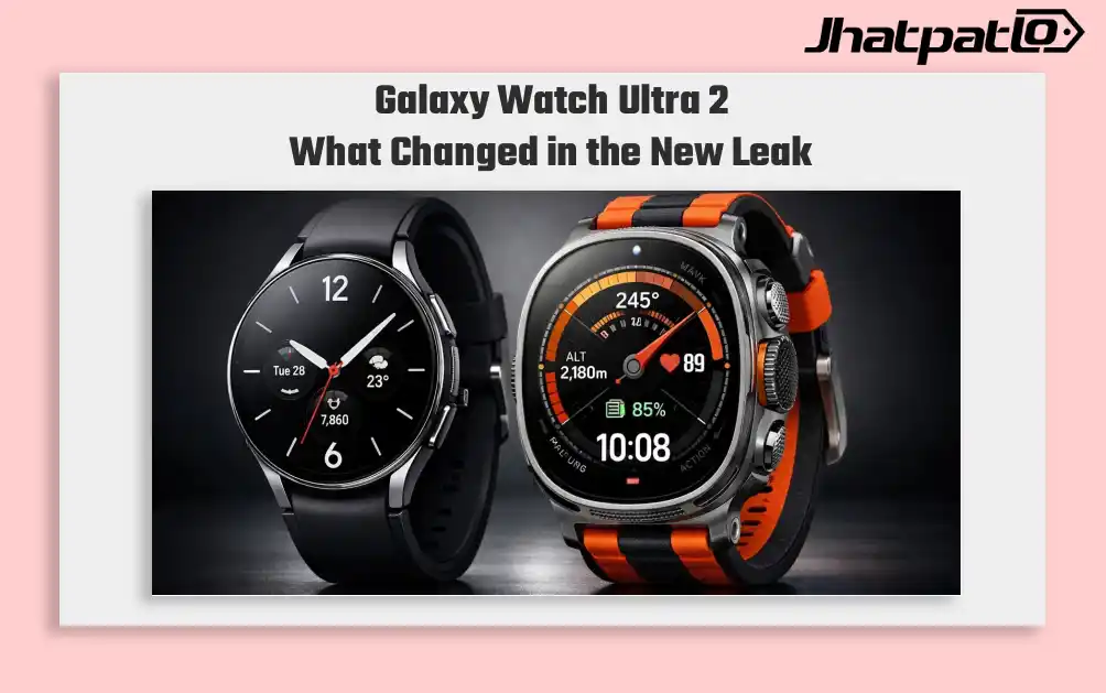 Samsung Galaxy Watch Ultra 2 Leak Shows Slimmer Bezels and Subtler Quick Button