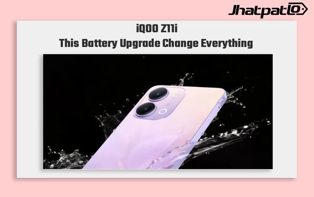 iQOO Z11i teaser in China points to 6,500mAh battery and 5G