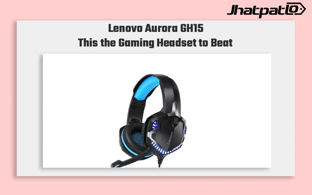 Lenovo Aurora GH15 Gaming Headset Brings RGB and 25ms Wireless latency