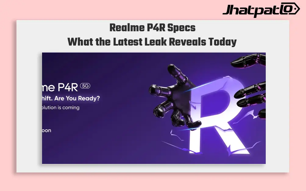 Realme P4R Leak Shows Rs 44,999 Box Price and 8,000mAh Battery
