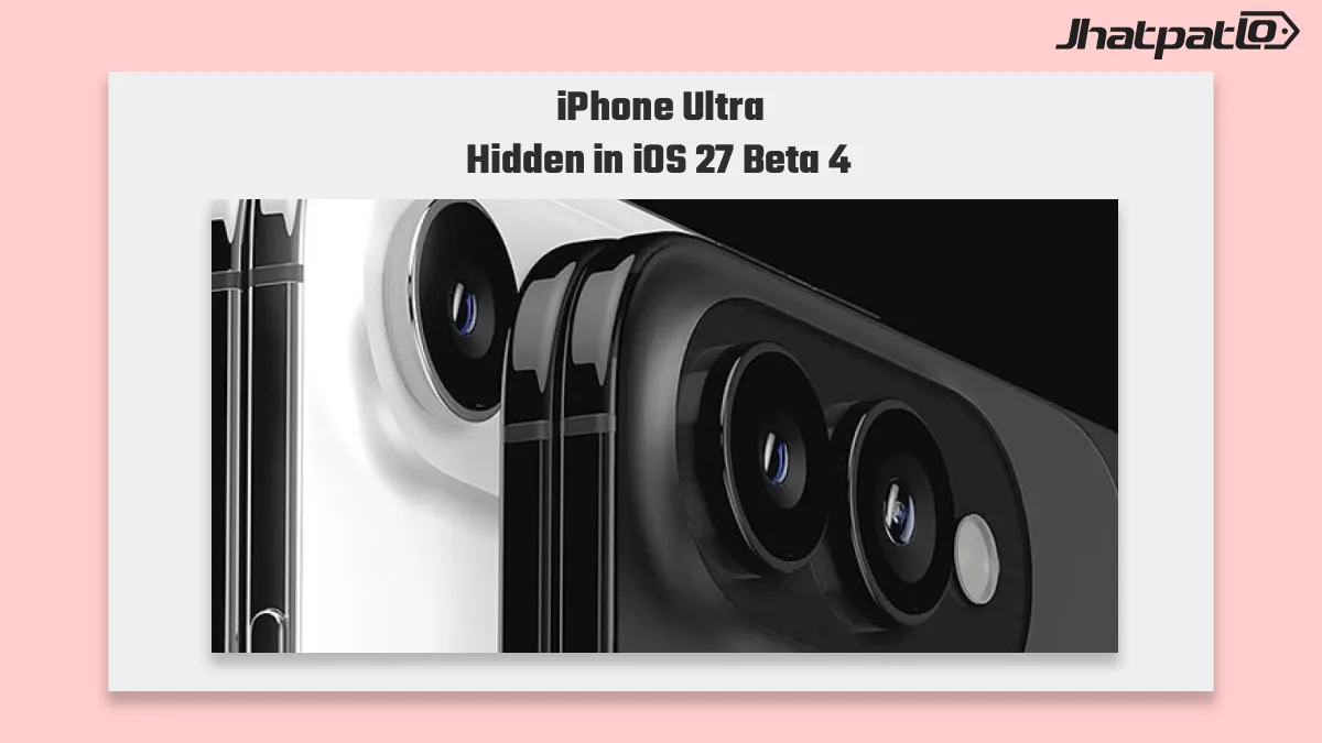 iOS 27 Beta 4 Clues Reveal iPhone Ultra Foldable Battery Details