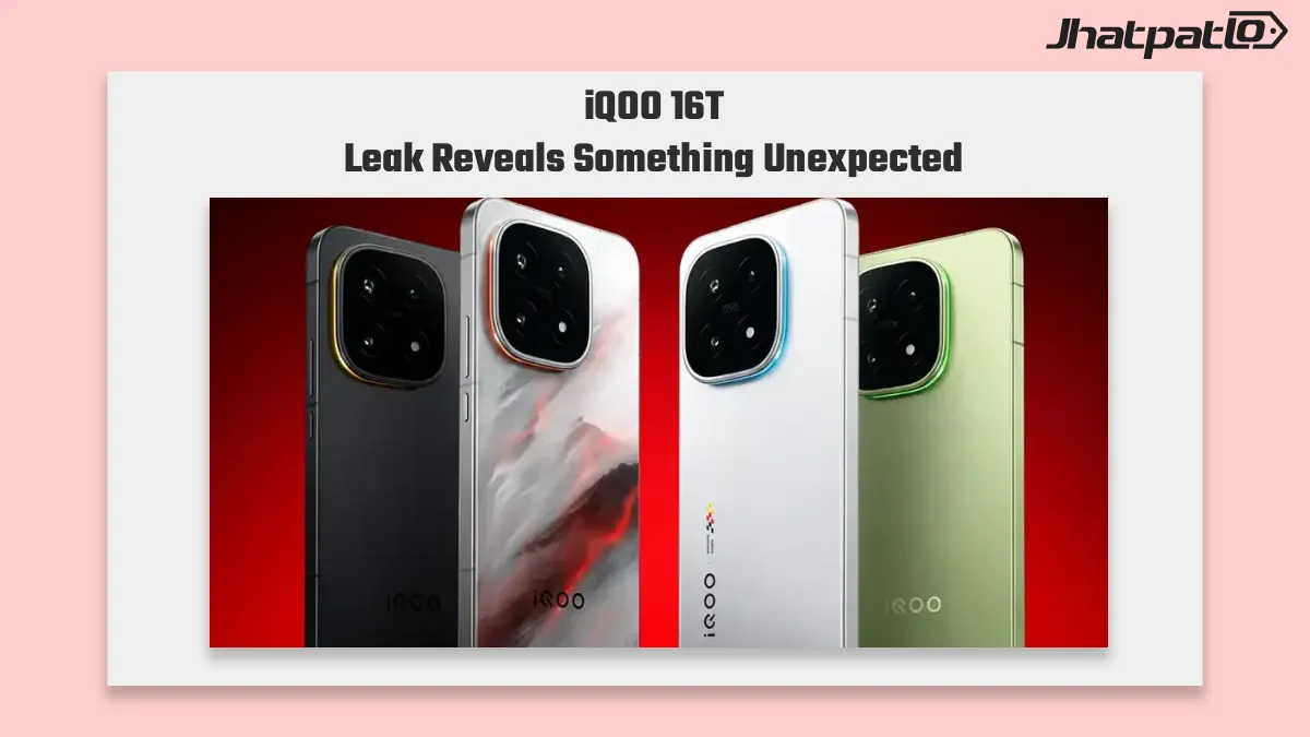iQOO 16T key specs leaked with fan and flat 2K OLED display