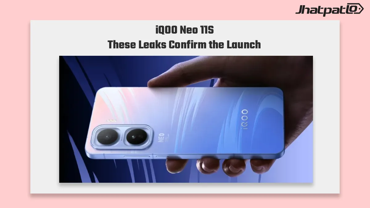  iQOO Neo 11S RAM storage and color leaks point to August China launch