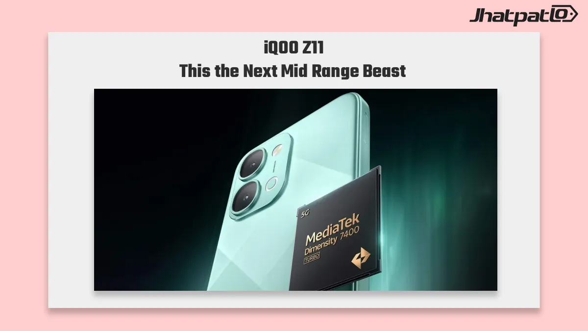 iQOO Z11 India launch soon with Dimensity 7500 Turbo chipset