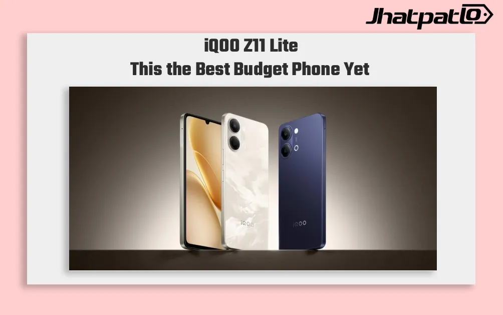 iQOO Z11 Lite Design Teased With 6500mAh Battery and Amazon Sale