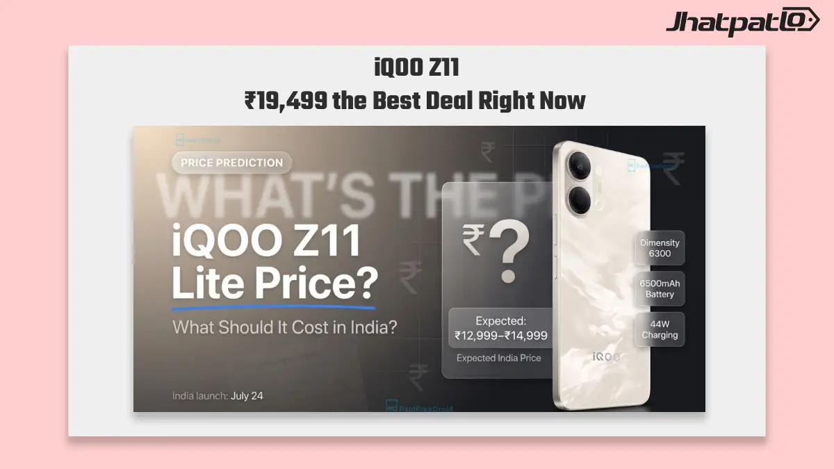 iQOO Z11 Lite price in India starts at ₹19,499 with launch offers