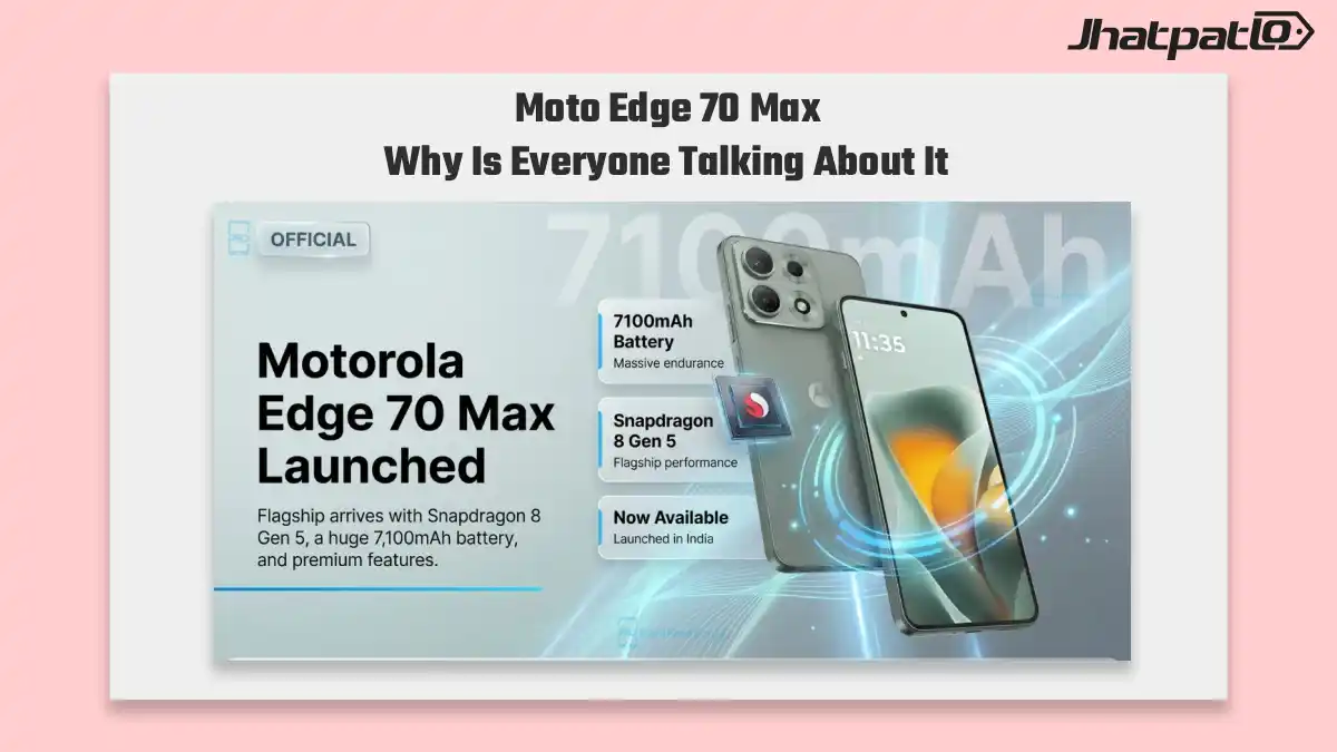  Moto Edge 70 Max price in India starts at Rs 49,999 with Snapdragon 8 Gen 5