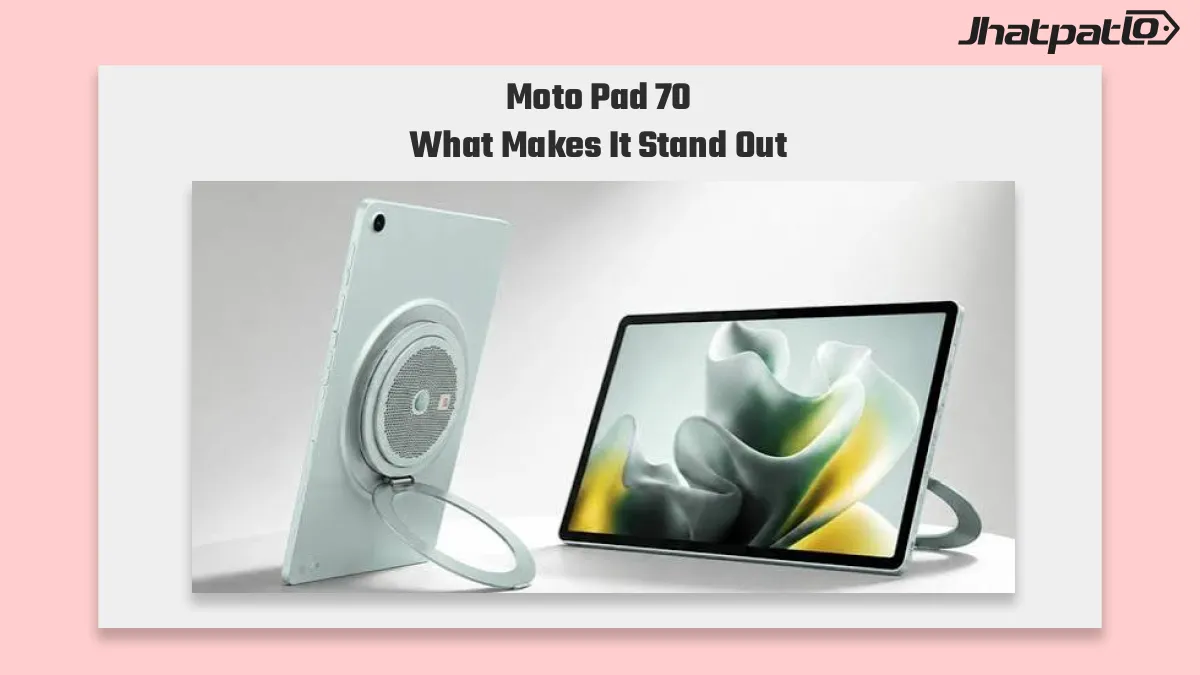  Moto Pad 70 Groove India Launches with 9 JBL Pro Speakers