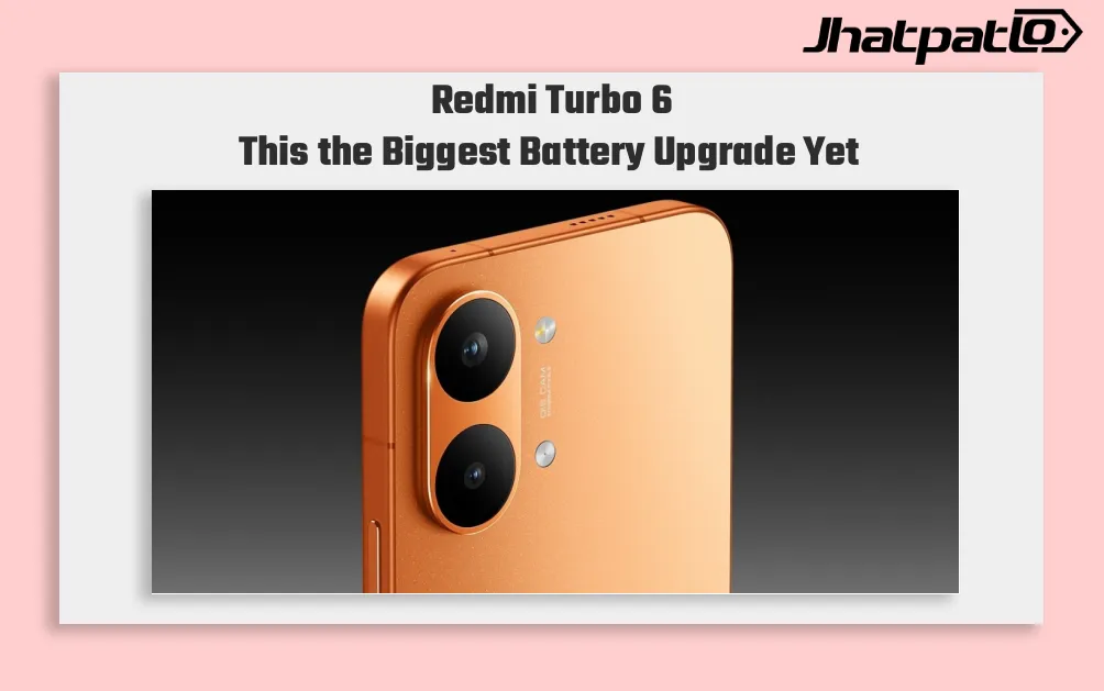 Redmi Turbo 6 Max tipped for 7-inch 2K display and huge 10,000mAh battery