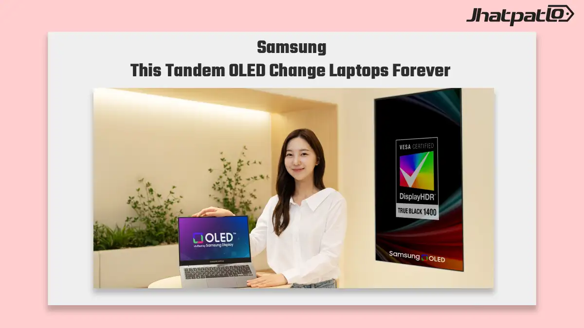 Samsung Tandem OLED Laptop Panels Reach True Black 1400 Brightness