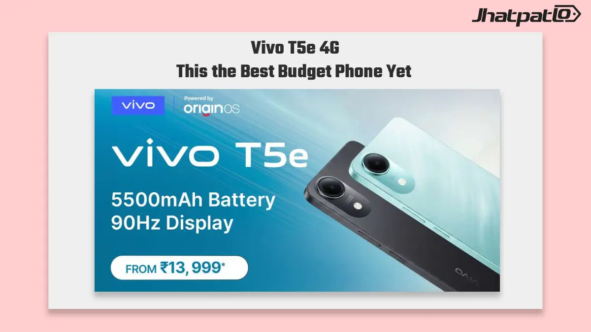 Vivo T5e 4G launch in India brings 5500mAh battery and 90Hz display
