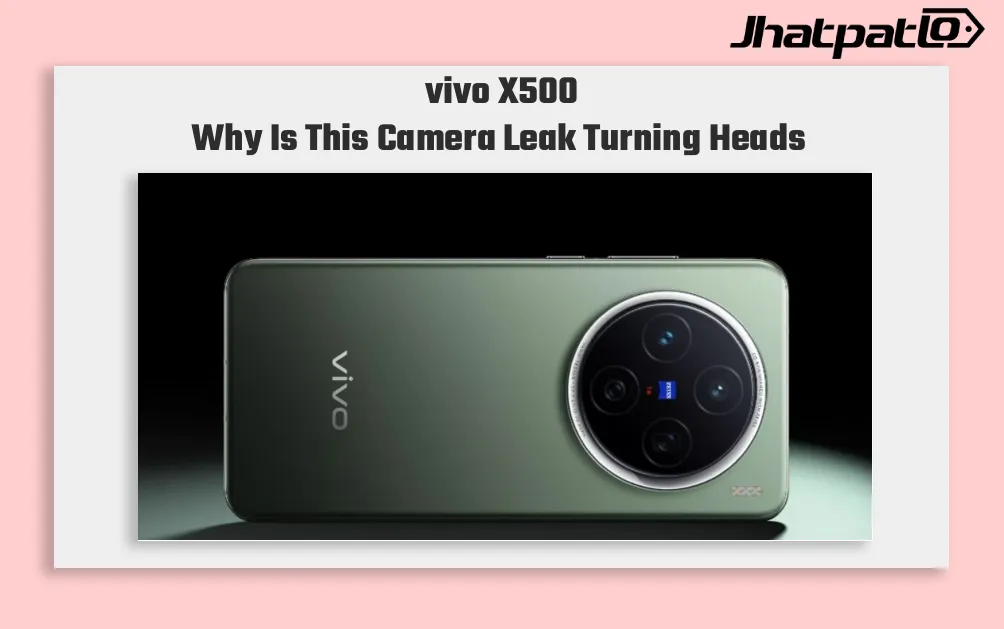 vivo X500 50MP Main Rear Camera Leak Points to a New Flagship Shift