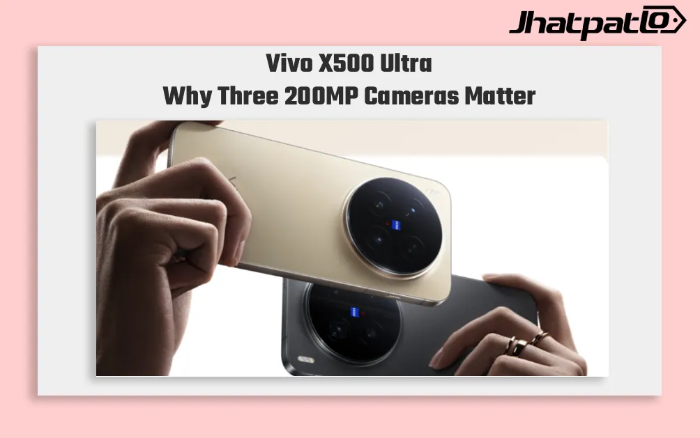 Vivo X500 Ultra periscope leak teases three 200MP telephoto sensors