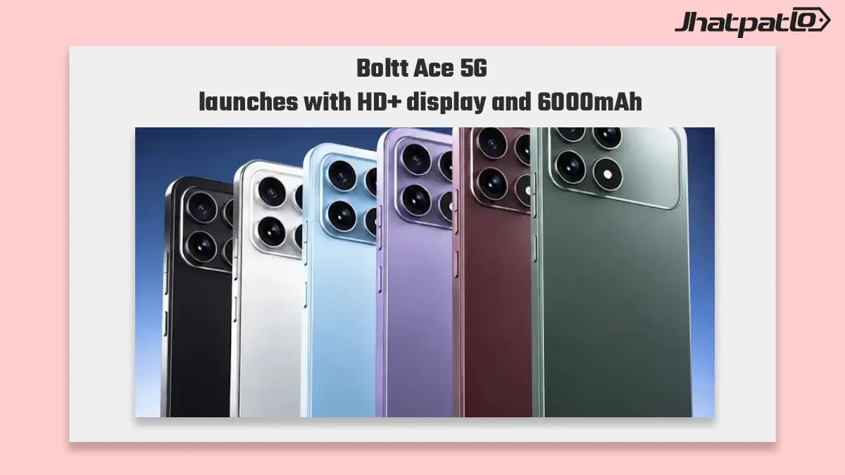  Boltt Ace 5G and Boltt Evo launched in India with HD+ display and 6,000mAh battery