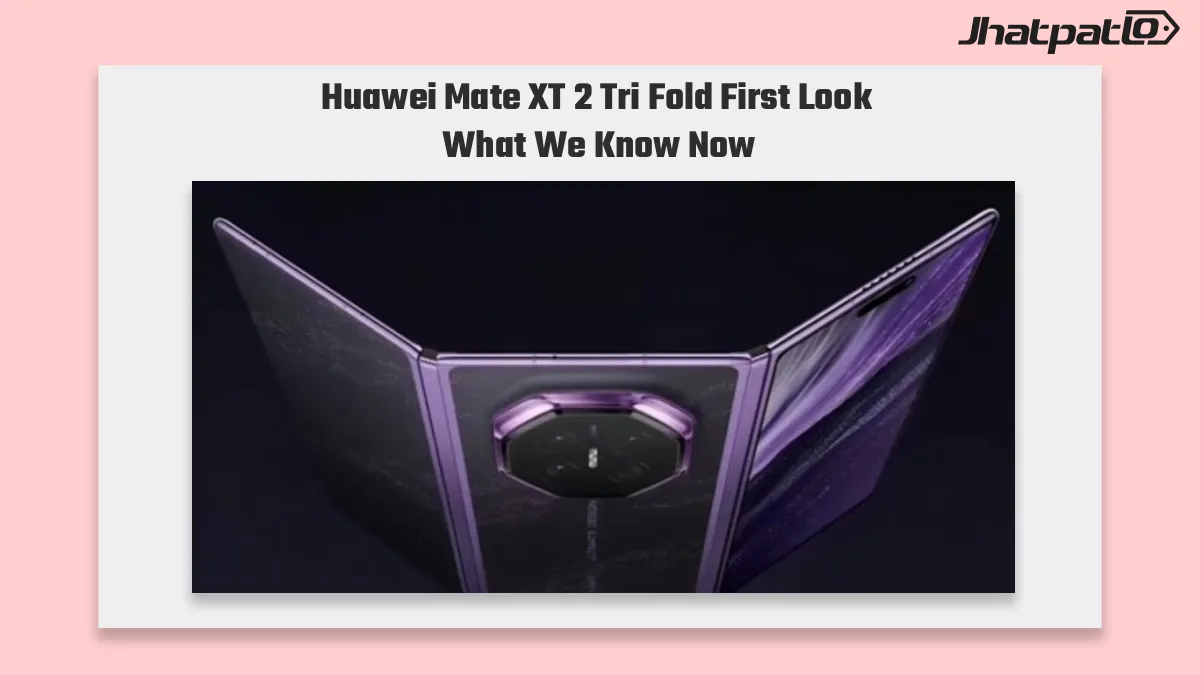 Huawei Mate XT 2 tri fold gets first official look before September 7