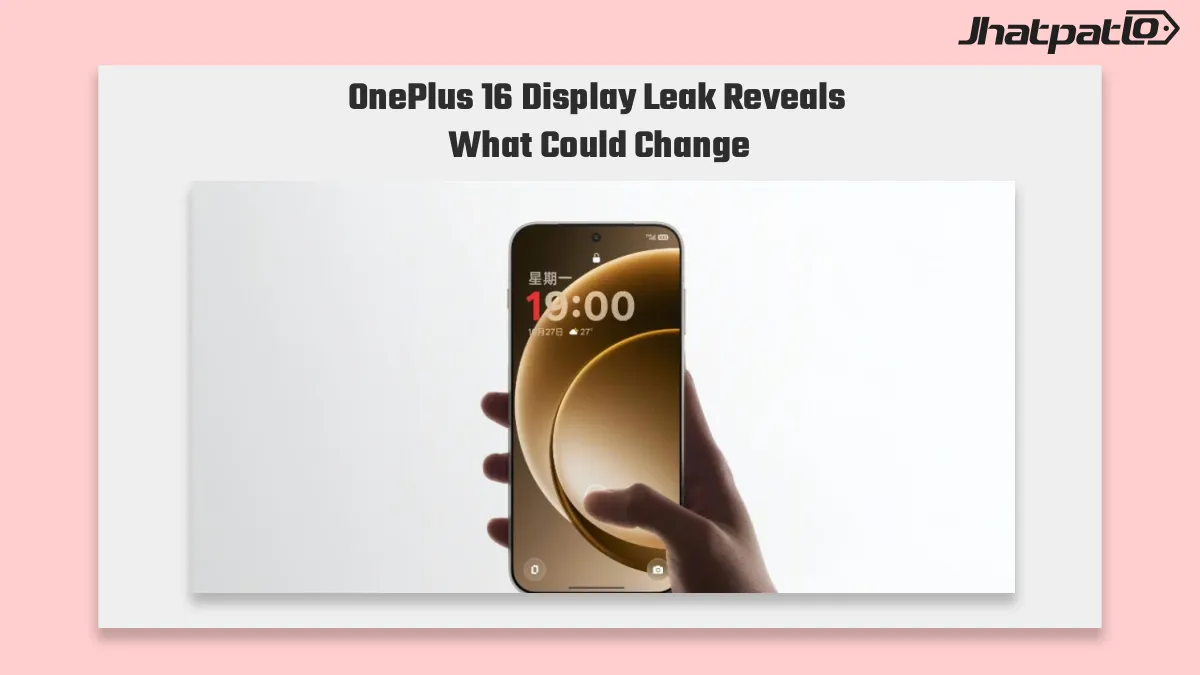OnePlus 16 display leak points to 165Hz system-wide refresh rate