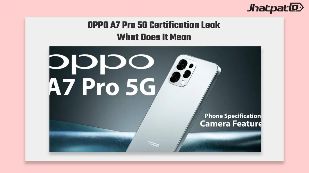 OPPO A7 Pro 5G certifications reveal SIRIM, NBTC and SGS clues