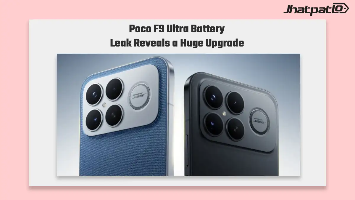 Poco F9 Ultra battery leak points to 8,050mAh and 100W charging