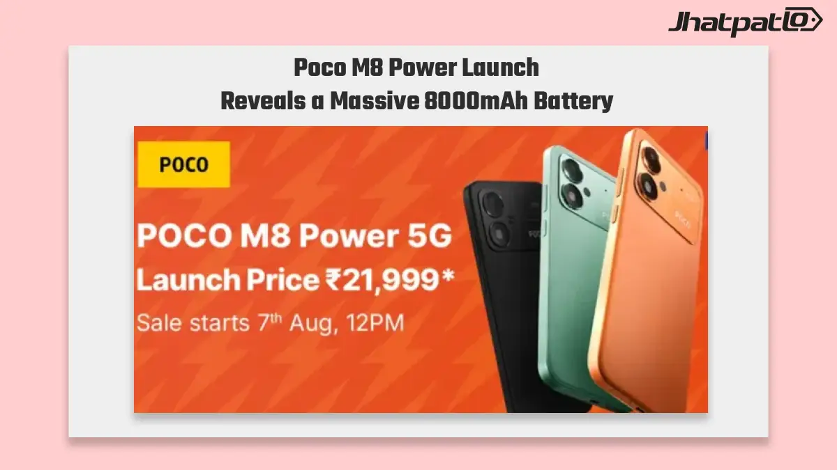 Poco M8 Power launched with Snapdragon 4 Gen 4 and 8000mAh battery