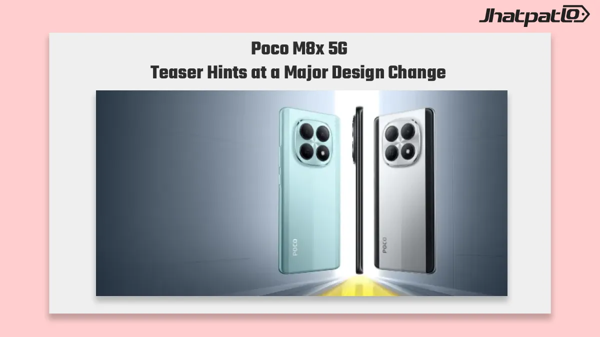 Poco M8x 5G India Launch Teased With New Design on Flipkart