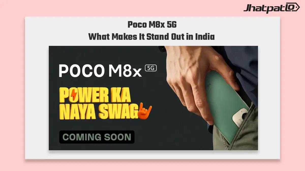 Poco M8x 5G launch India with Snapdragon 4 Gen 5 and 6,000mAh battery